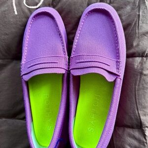 Rothy's Vibrant Purple Loafers s10